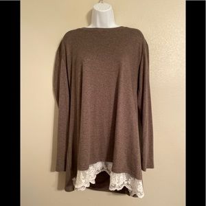 Womens plus size Swing Tunic Top